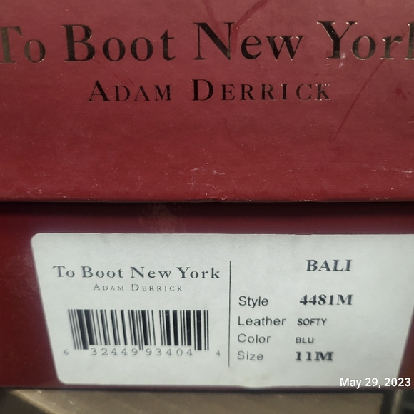 To boot new York bali driver in navy suede